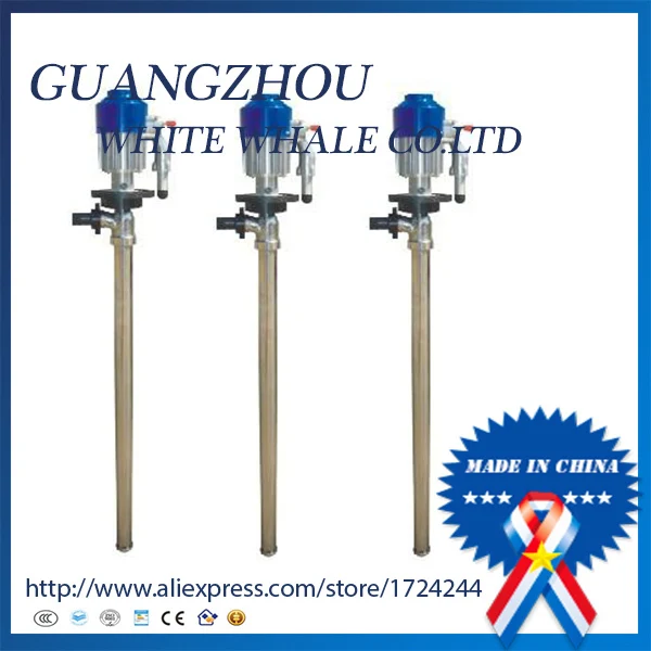 Электрический насос для бочек переменного тока 110 л/мин с химическим барабаном