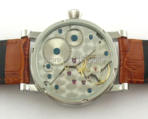 Женские Механические часы Parnis розовый чехол из нержавеющей стали с циферблатом