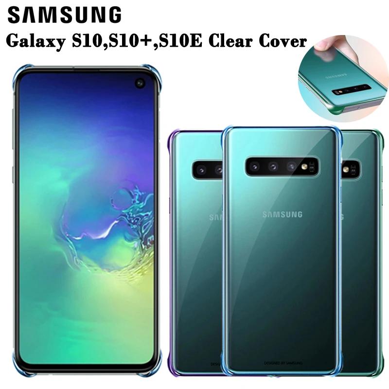Оригинальный противоударный чехол для телефона Samsung мягкий Galaxy S10 X + Plus S10e яркий
