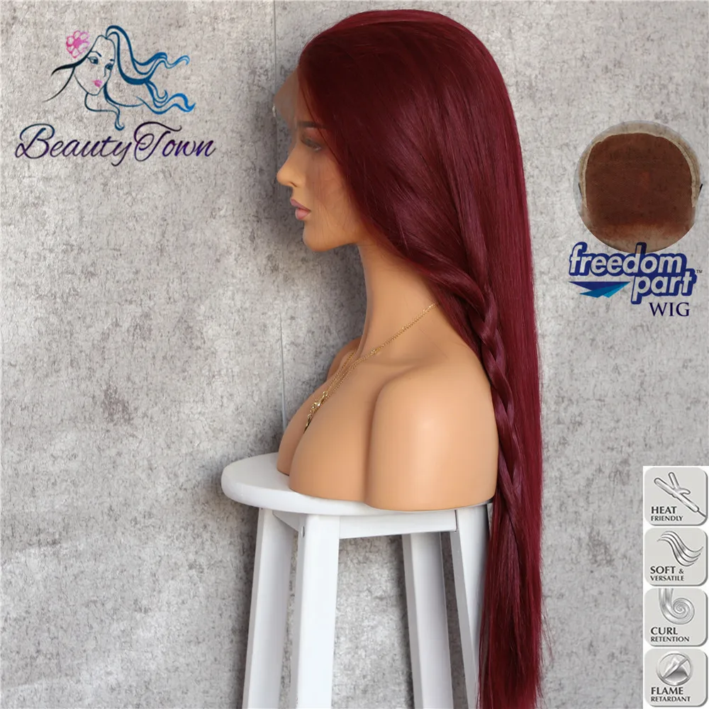 BeautyTown желтый 13x6 Количество кружева часть Futura термостойкие не запутывать каждый день свадебный макияж слой синтетические кружева передний парик