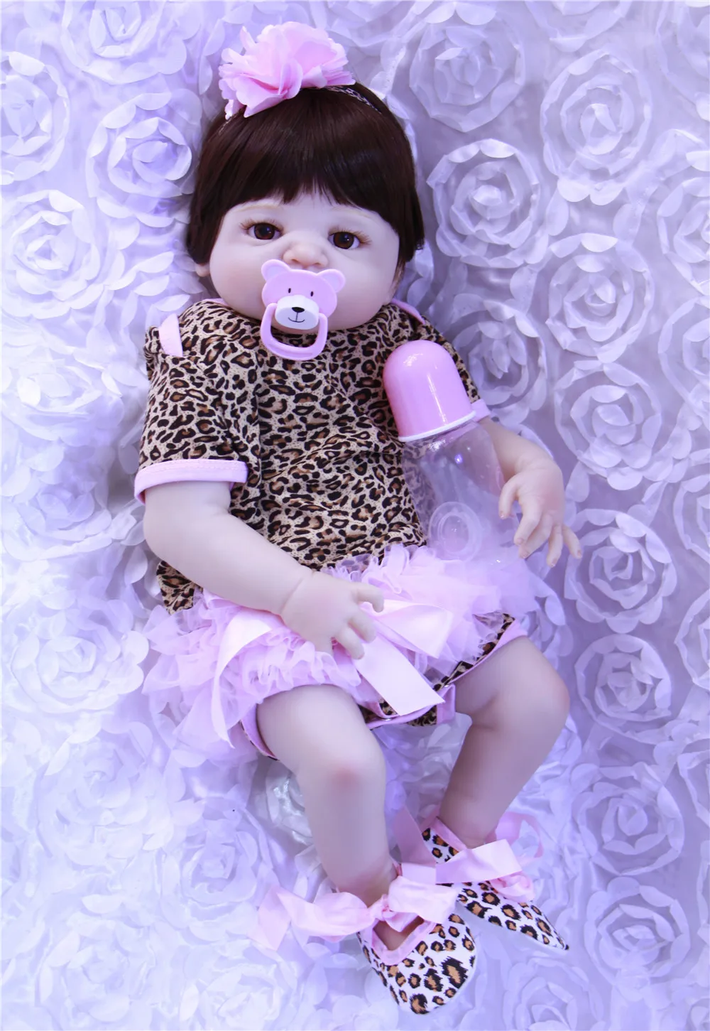 Кукла новорожденная силиконовая 55 см 22 дюйма|reborn 55cm|reborn toybebe alive |