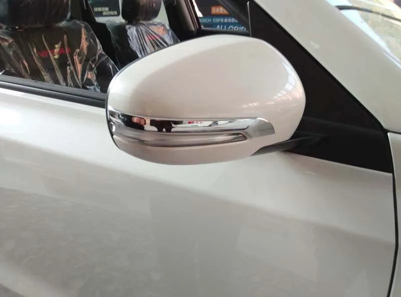 Для hyundai tucson TL ABS пластик хром задняя сторона зеркало заднего вида Накладка аксессуары