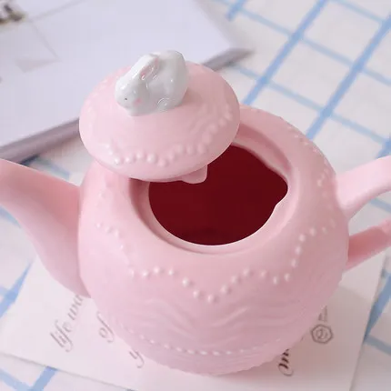 Дома керамические фрукты Teaset тепло-resistdent чайник японский цветок труба Чай бутылки