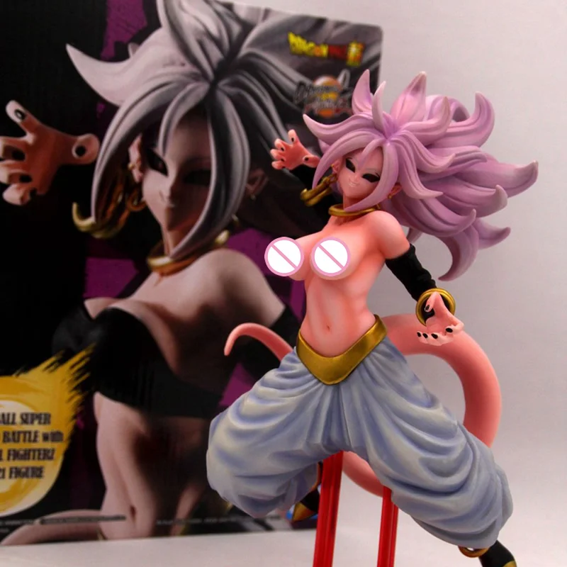 18 см Dragon Ball Z Android 21 оригинальная фигура трансформирует голая сексуальная девушка Смола GK Модель Коллекция аниме фигурка