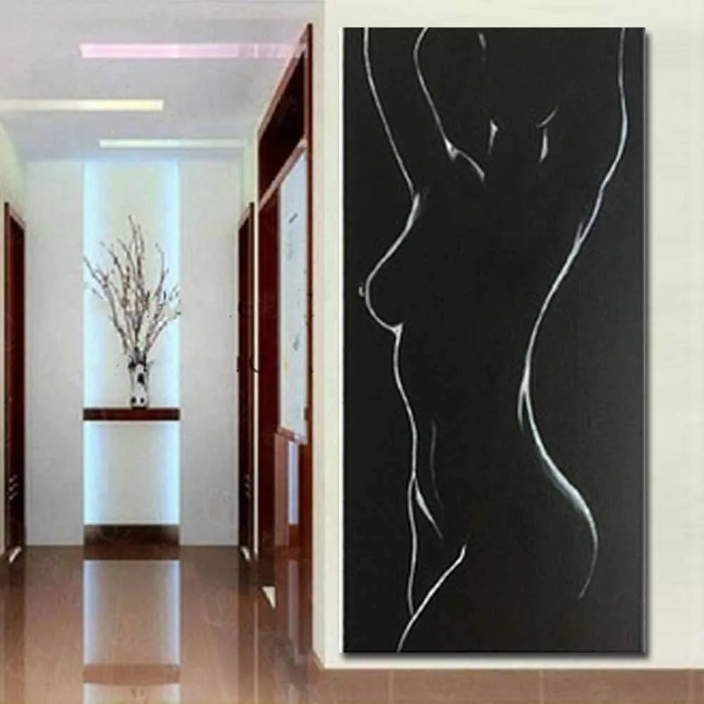 Большая картина фигурка Расписанная вручную|figure painting|canvas paintingwall pictures |
