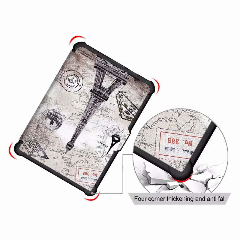 Для Kobo Clara Clear HD 6 &quot2018 ультра тонкий смарт чехол TPU кожаный защитный чехол|Чехлы