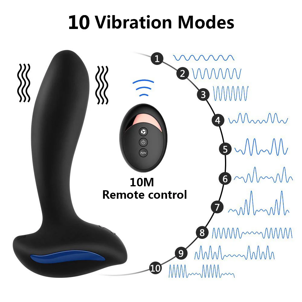 Нагревательные Анальные вибраторы секс игрушки для мужчин гей 10 скоростей