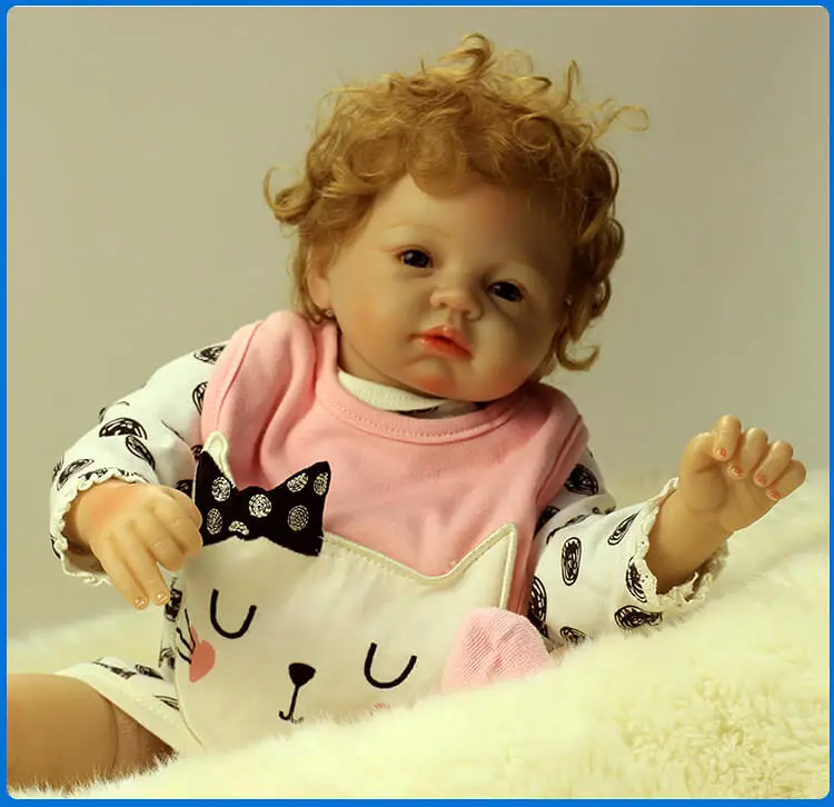 OtardDolls Bebe кукла-реборн 55 см Реалистичная кукла-реборн мягкая виниловая силиконовая кукла для новорожденных bonecas игрушки для детей Подарки