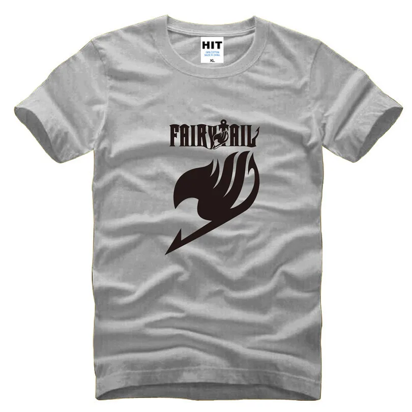Мужская футболка с принтом аниме и символа гильдии Феи хвоста модная новинка 2015