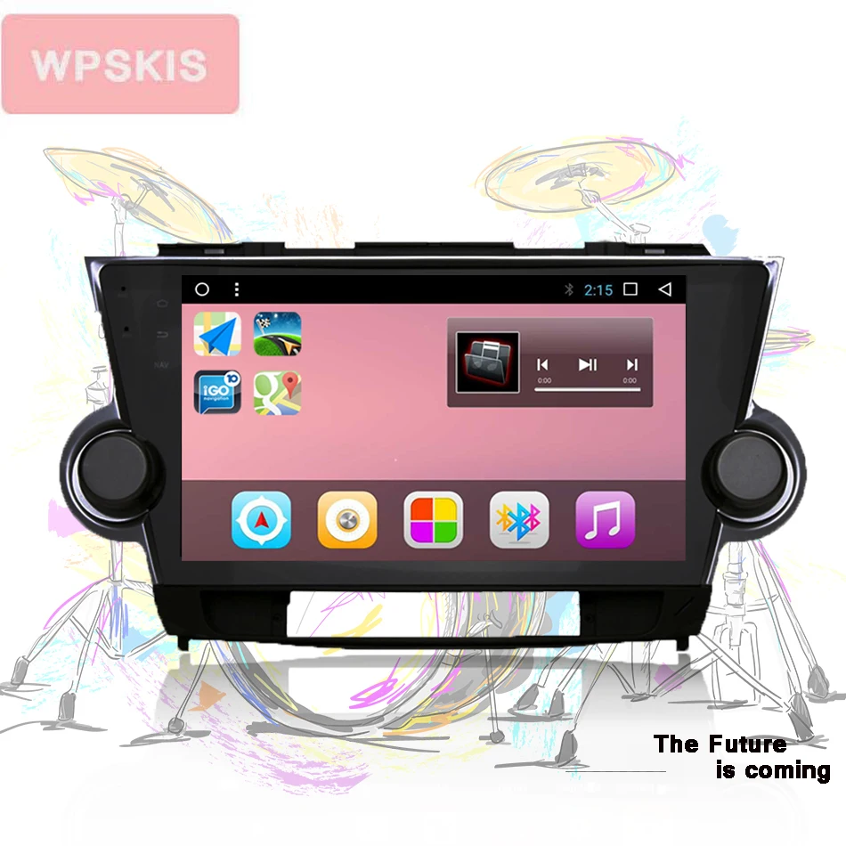 Восьмиядерный 10 1 &quotстерео 1280*720 Android 0 автомобильный DVD GPS навигация Playerfor Toyota