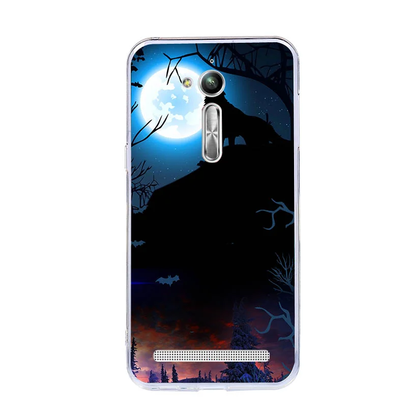ZB500KL TPU Cover For ASUS Zenfone GO Soft Case Silicone Painted X00AD Painting Phone Bags Coque |