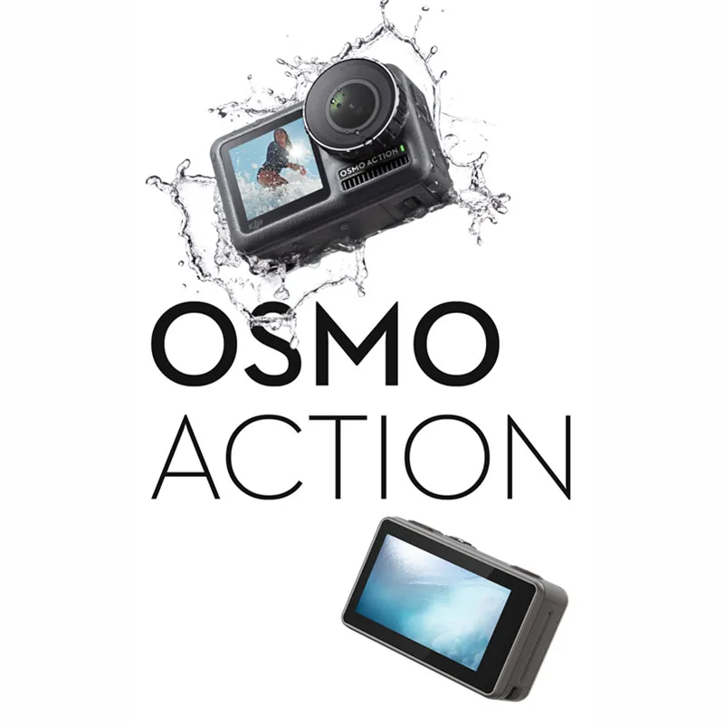 Спортивная Экшн камера DJI Osmo двойной экран 4K HDR видео UHD качество изображения
