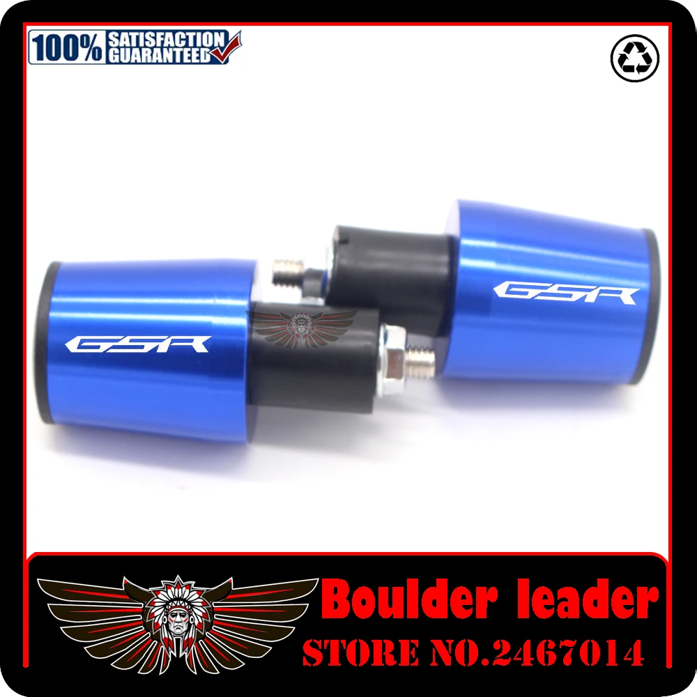 Мотоцикл 7/8 'དྷ мм ручки рукоятка Кепки конец Вилки для SUZUKI GSXR GSX R 600 750 1000 K6 K7 K8 K9