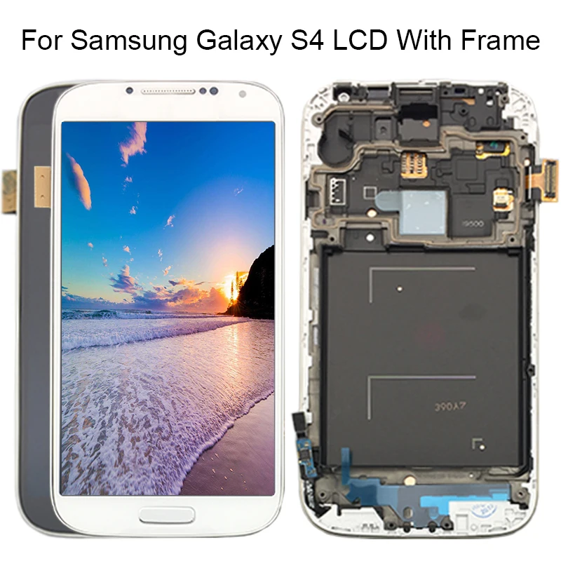lcd For Samsung Galaxy S4 i9505 LCD Display Touch Screen Digitizer With Frame Assembly | Мобильные телефоны и аксессуары