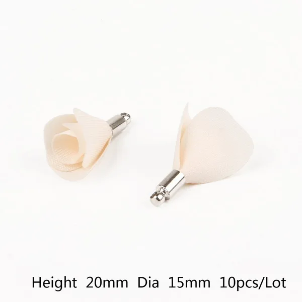 Ivory 10-20 шт/много цветов замша цветок кисточка подвесной кулон для DIY Свадьба на праздник, украшение для платья/занавески Швейные аксессуары - Цвет: Ivory