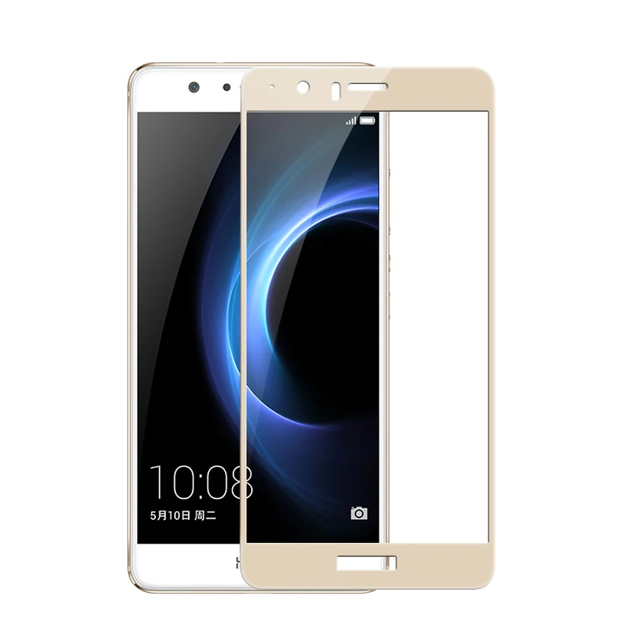 SINHONG 9H Full Coverage Tempered Glass Cover For Huawei Honor V8 Screen Protector Explosion Proof Film 2.5D With Retail Package | Мобильные