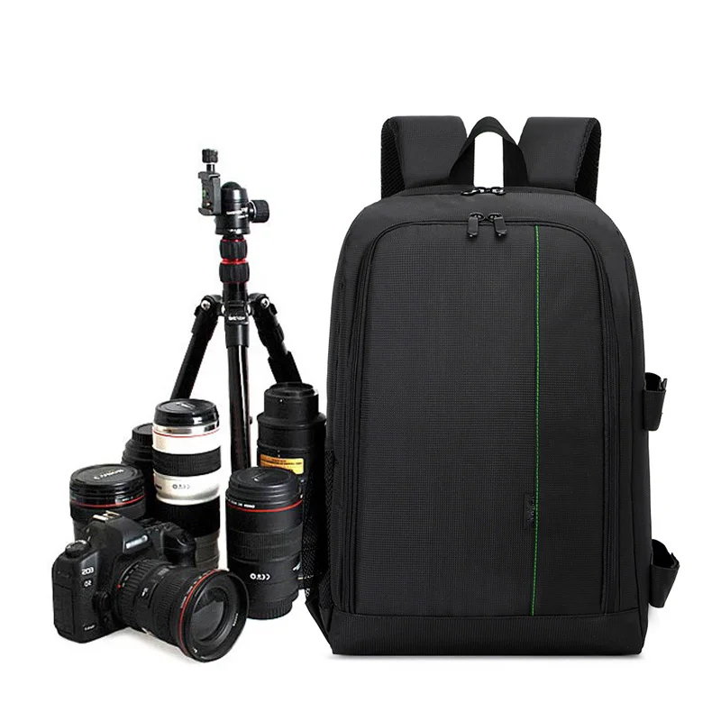 Многофункциональный рюкзак для DSLR камеры сумка Nikon D7200 D7100 D5300 D3400 D90 Sony A7 II III Canon 1300D