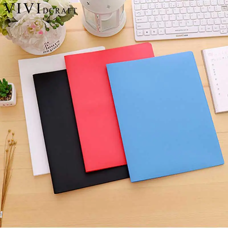 Vividcraft Корея канцелярские пункт File Folder A4 утолщаются документ организатор паста