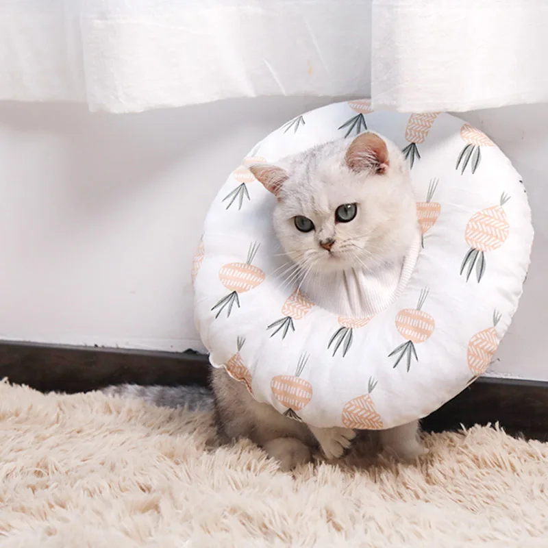 Защитный ошейник для питомцев кошек и собак против лизней хирургического