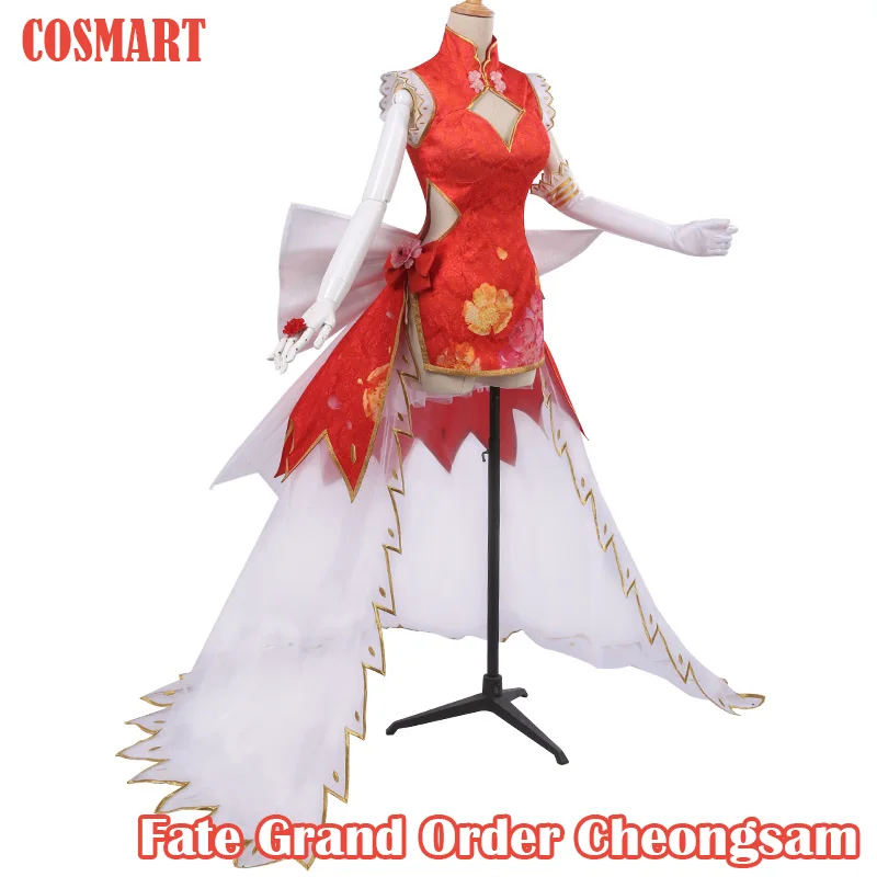 Аниме Fate Grand Order FGO Nero для косплея костюм Чонсам на Хэллоуин женщин новый наряд |