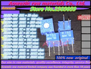 3362P - 102 1K 202 2K 502 5K 103 10K 203 20K 503 50K 104 100K 204 200K 504 500 101 R 201 200R 501 500R 105 1M потенциометр