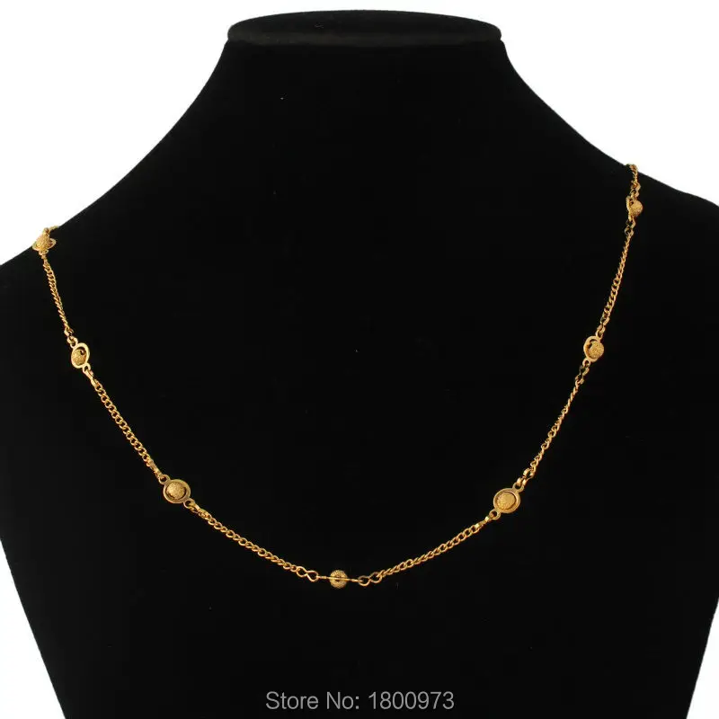Новое поступление ожерелье с золотым шариком Аллах для женщин цепочка из звеньев