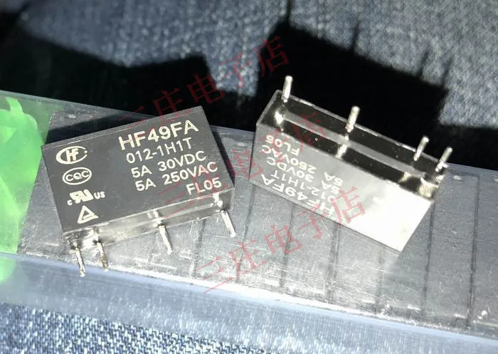

Реле HF49FA 012-1H1T PCN-12V