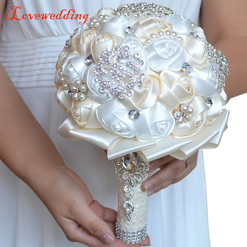Женский Букет невесты iLoveWedding свадебный букет из фиолетовых/розовых/слоновой