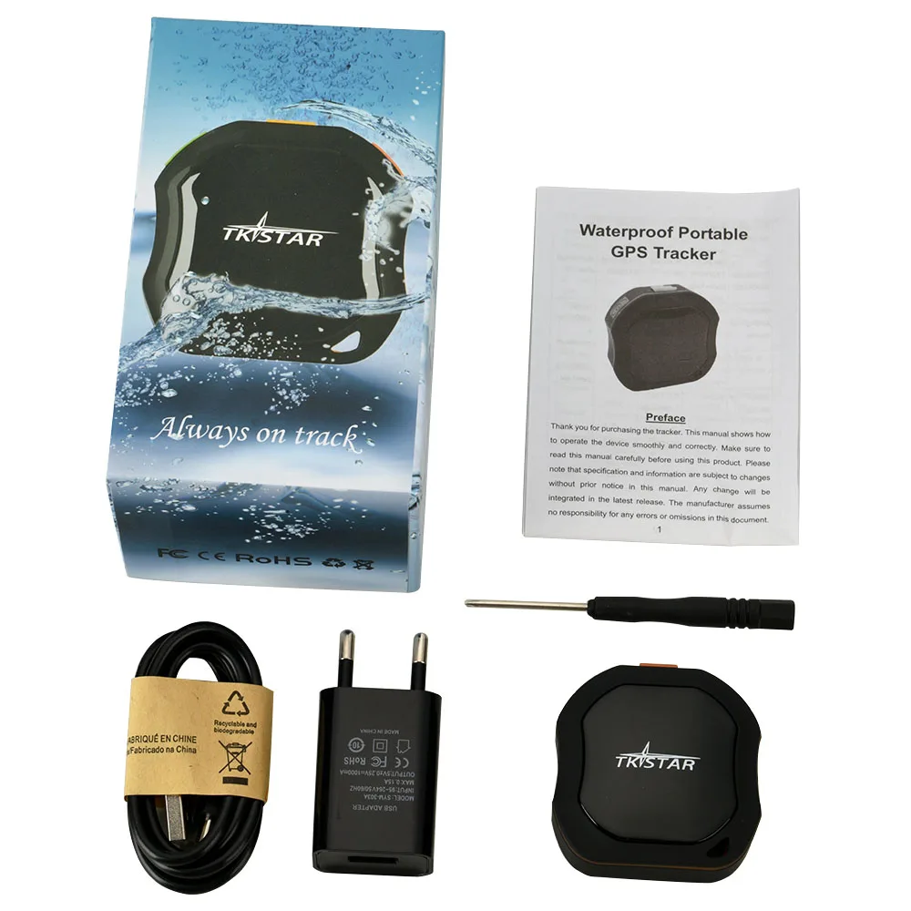 Горячая продажа водонепроницаемый мини GPS трекер GSM GPRS Veicular транспортное