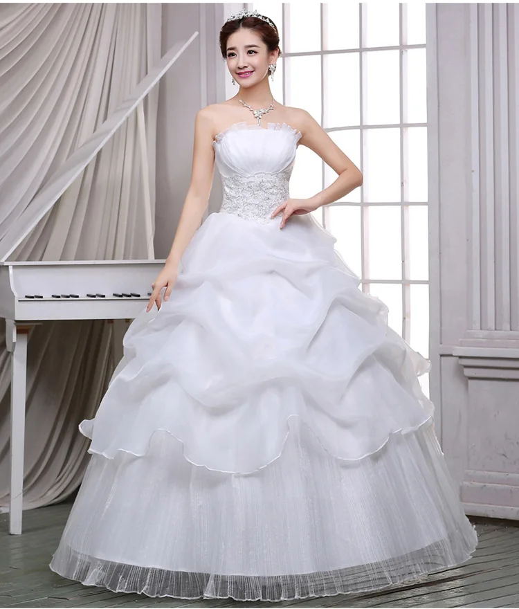 Vestidos De Novia, новинка, настоящая фотография, кружевное свадебное платье, es, белое, с аппликацией, для невесты, платья принцессы, жемчужное, свадебное платье