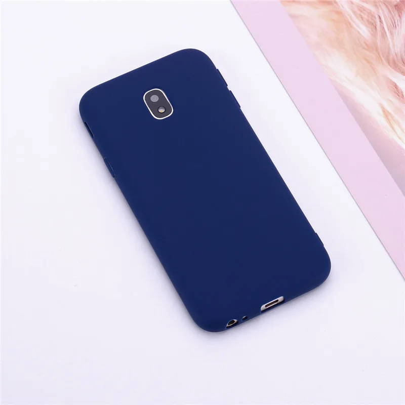 Dark Blue Силиконовый чехол для samsung J3 чехол мягкий карамельный цвет Силиконовая задняя крышка для samsung J3 чехол для samsung Galaxy J3 - Цвет: Dark Blue