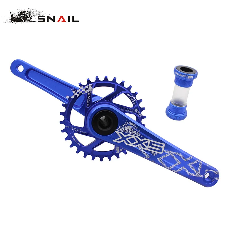 Велосипедные комплекты SNAIL Chainwheel 30T 32T 34T 36T 7075 CNC Chainring для Sram GXP XX1 X9 XO X01 AL|narrow wide