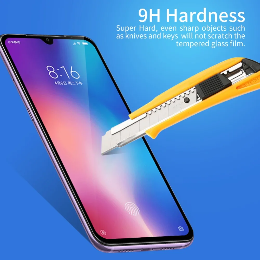 Для Xiaomi mi 9 защита стекла Choetech H Полный Клей закаленное стекло для Xiao пленка