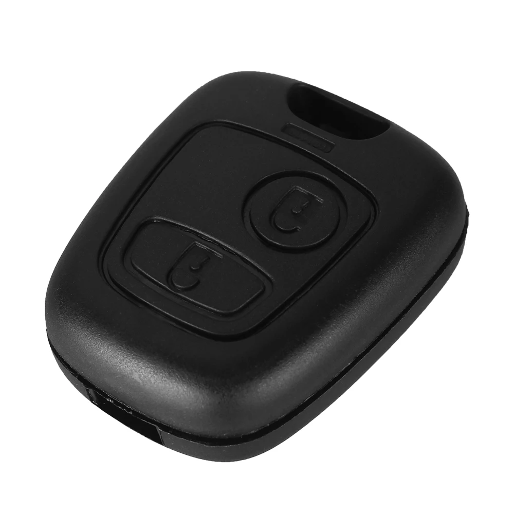 KEYYOU 50 шт. 2 кнопки дистанционного ключа автомобиля чехол для Citroen C2 C3 C4 C5 C6 XSARA Picasso для peugeot 307 107 207 407
