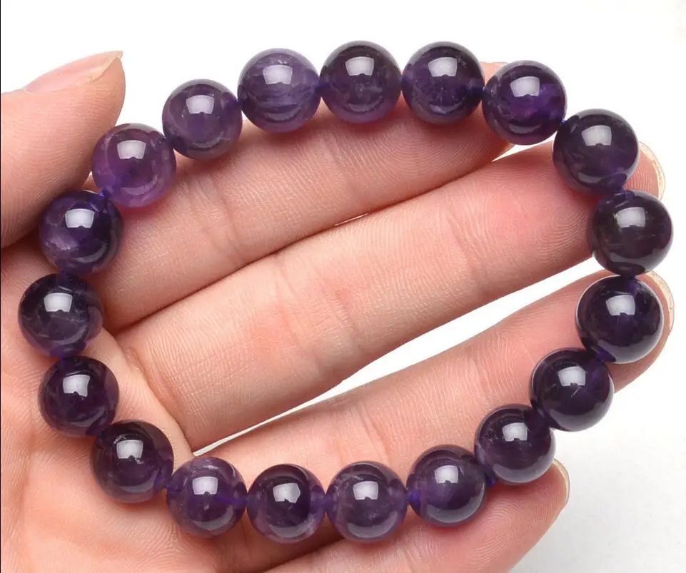 Бесплатная доставка 11 мм NaturalAmetrine фиолетовые желтые круглые Кристальные бусины