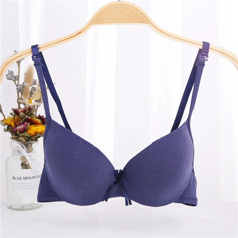 

Women One-piece Seamless Bow Bra Lingerie Deep V Sexy Push Up Bra Soft Comfortable Underwear Intimates for Women