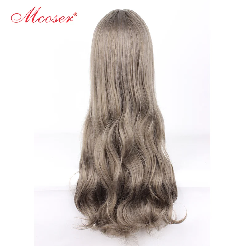 MCOSER 70CM Japan and South Korea Synthetic Hair Air Bang Mix Color Harajuku Cosplay Wig 100% High Temperature Fiber | Шиньоны и парики