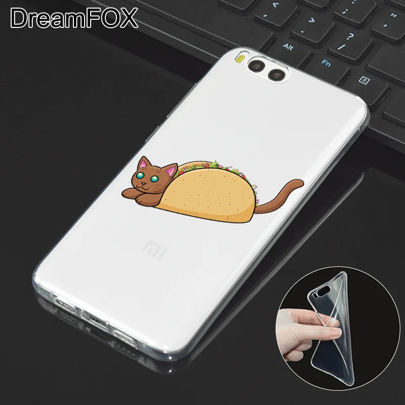 DREAMFOX L570 Cartoon Animal Cat Soft TPU Silicone Case Cover For Xiaomi Mi Note 2 3 4 5 6 8 SE M5 4C 4S 5C 5S 5X 6X A1 Plus |