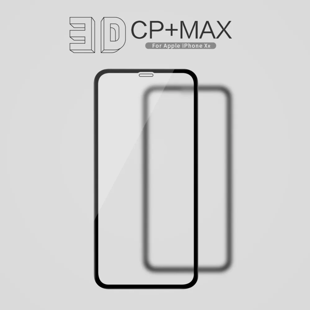 10 шт./лот NILLKIN Amazing 3D CP+ MAX полное покрытие нанометр Анти-взрыв 9H Закаленное стекло пленка для iPhone XR 6,1