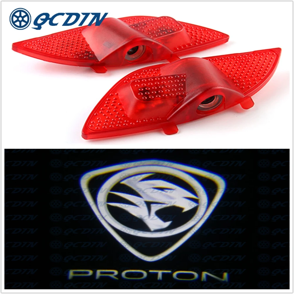 QCDIN для PROTON X70 Автомобильный светодиодный дверной светильник логотип теневой