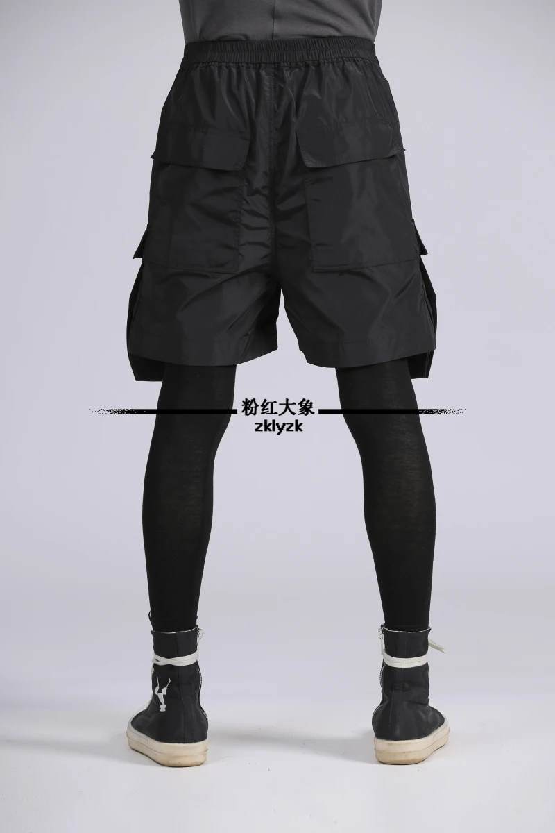 Новинка 2019 Модные свободные брюки с низким шаговым швом из твердого хлопка