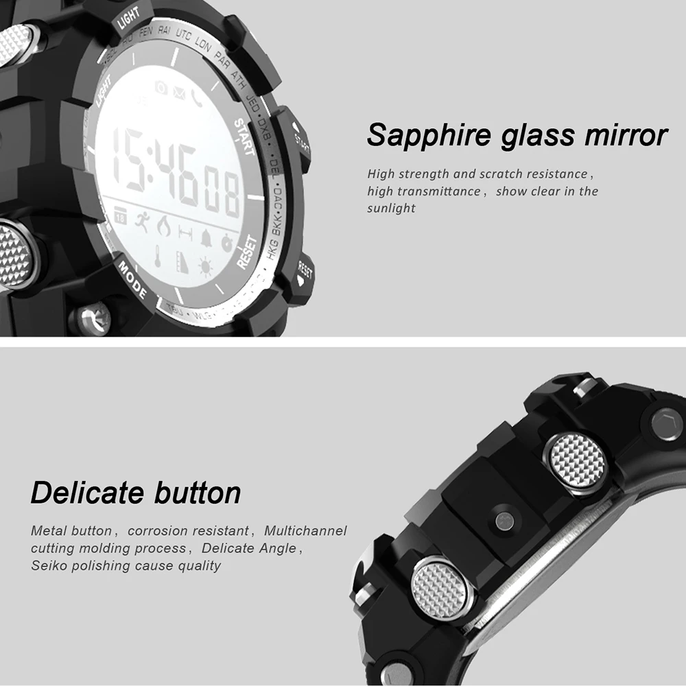 D watch01A спортивные мужские наручные часы умные беспроводные Смарт для звонков SMS