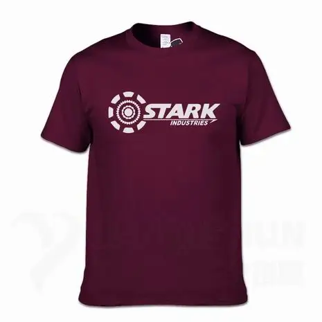 Безупречные отрасли футболки Tony Stark iron man летние брендовые хлопковые футболки 16 цветов повседневные футболки с короткими рукавами для фитнеса