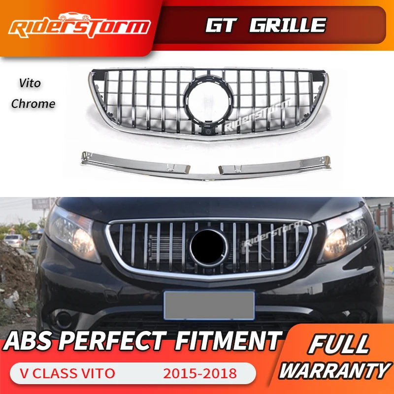 Передний бампер для Mercedes benz Vito GT решетка гоночный gt Fpr w447 год 2015 2016 2017 2018