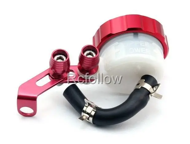 Universal Red Brake Fluid Reservoir For Yamaha YZF R1 R6 FZ1 FZ6 FJR 1300 FAZER|r1 radiator|r1 2003reservoir |