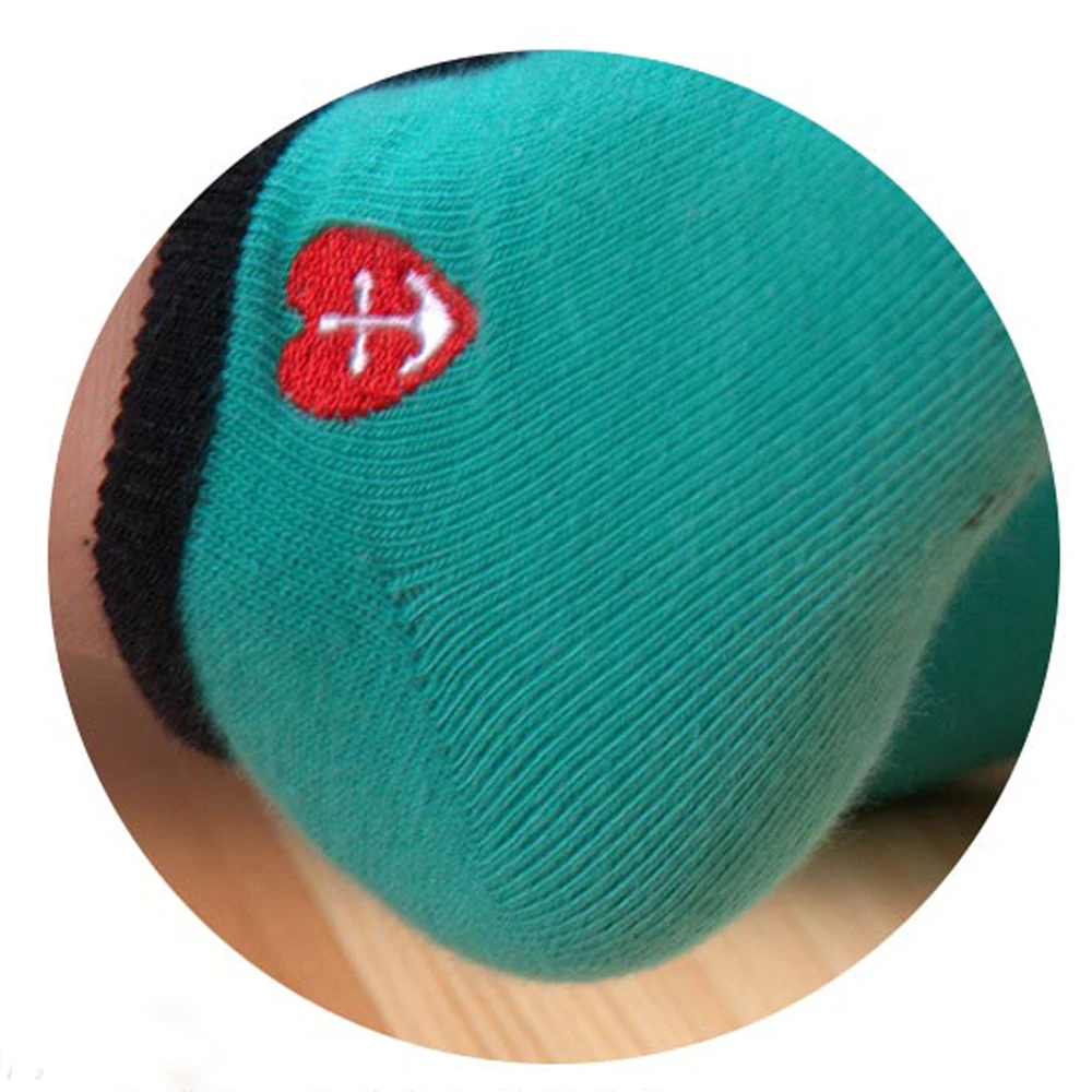 Весенне-летние детские носки хлопковые ярких цветов безбортные для девочек и