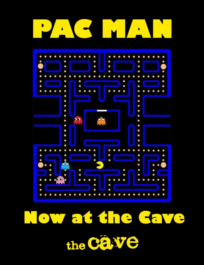 Pacman Think винтажные видеоигры рекламный плакат ретро декоративные DIY наклейки на стену искусство домашний бар Плакаты Декор подарок - Цвет: Красный
