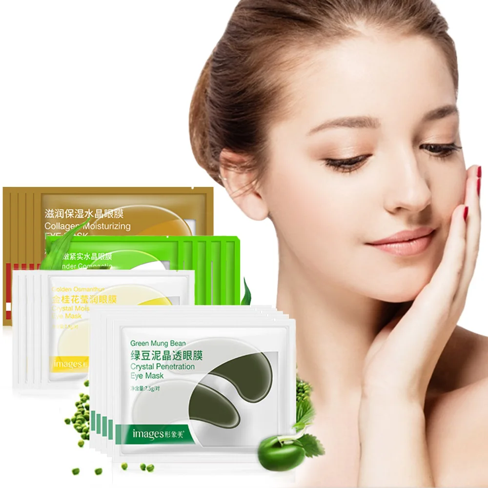 Кристаллическая коллагеновая маска для глаз пластырь против морщин старения