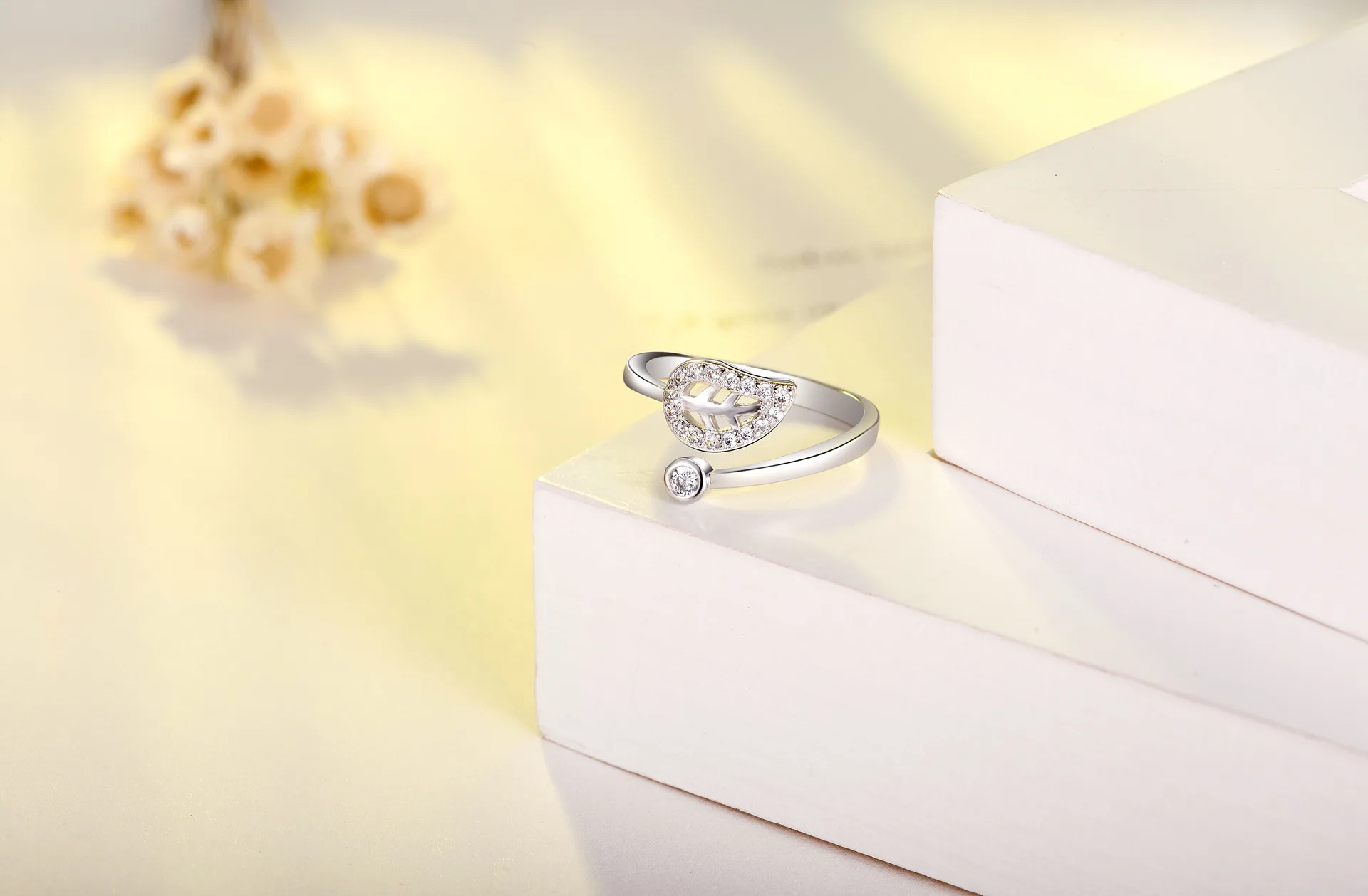 Женское Открытое кольцо из чистой белой меди модное Ювелирное с указательным