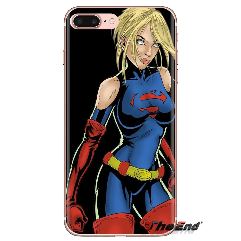 Supergirl comics dc Superhero прозрачные чехлы из ТПУ для iPod Touch Apple iPhone 4 4S 5 5S SE 5C 6 6S 7 8 X XR XS Plus MAX |